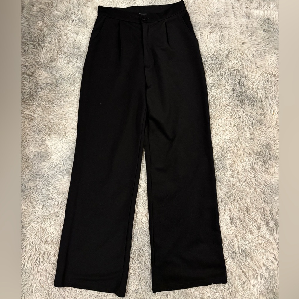 Streetwear Society Black Wide Leg Pants